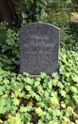 Grabstein Elisabeth von Gottberg, geb. von Oppen, Friedhof Bornstedt, Brandenburg