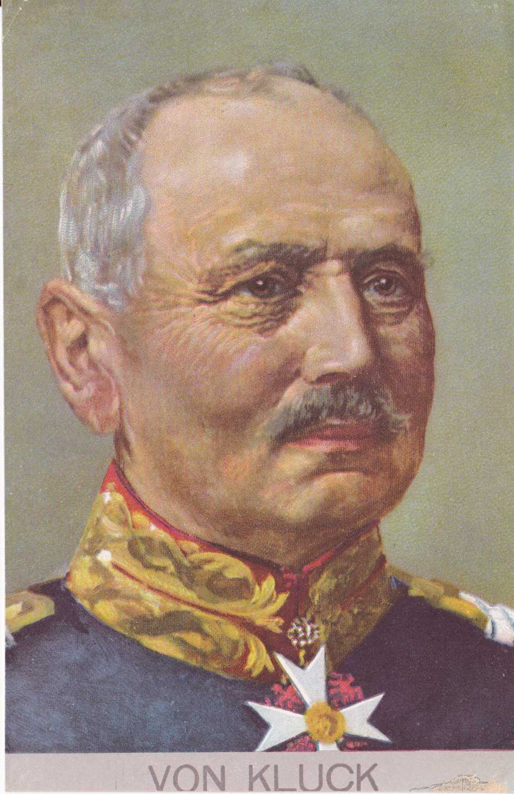 Postkarte Generaloberst Alexander von Kluck