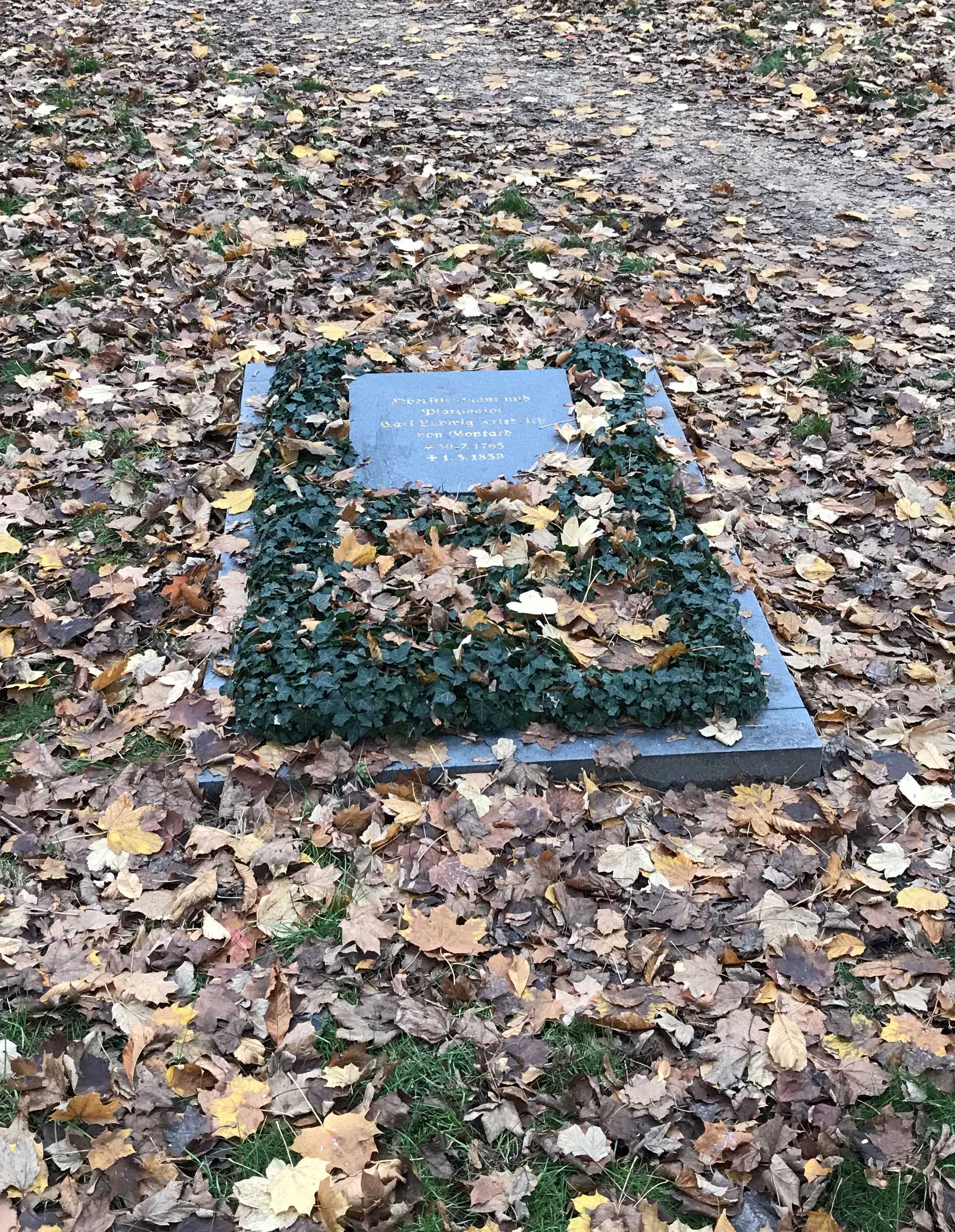 Grabstein Carl Ludwig Friedrich von Gontard, Alter Garnisonfriedhof Berlin